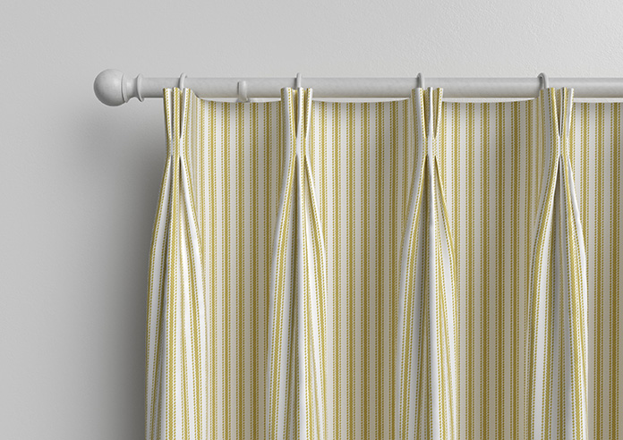 Lace Stripes, Saffron - Made to Measure Curtains - Image 11